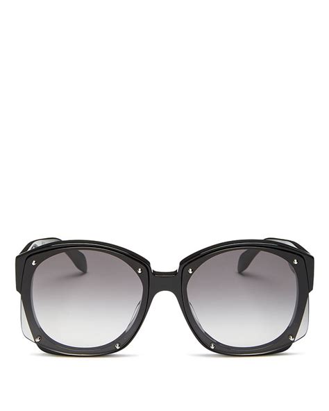 alexander mcqueen square sunglasses|swansea alexander mcqueen outlet.